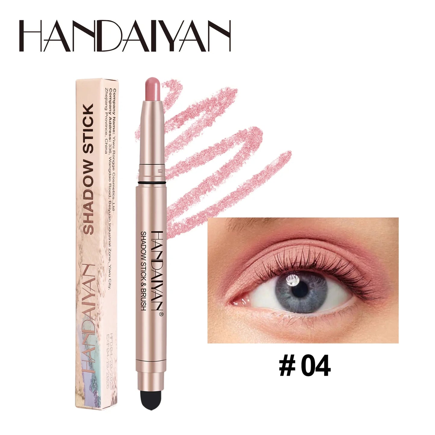 Colorful Eyeshadow Stick Pink Brown Green Black Eyeshadow Pencil