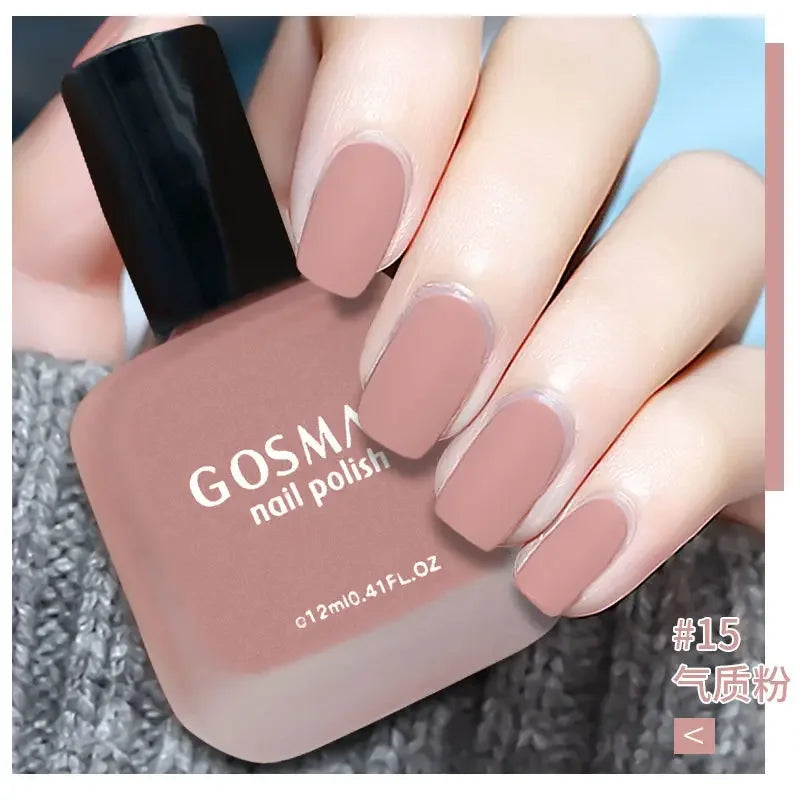 Fashion Color Long Lasting Quick Dry Matte Nail Lacquer Polish