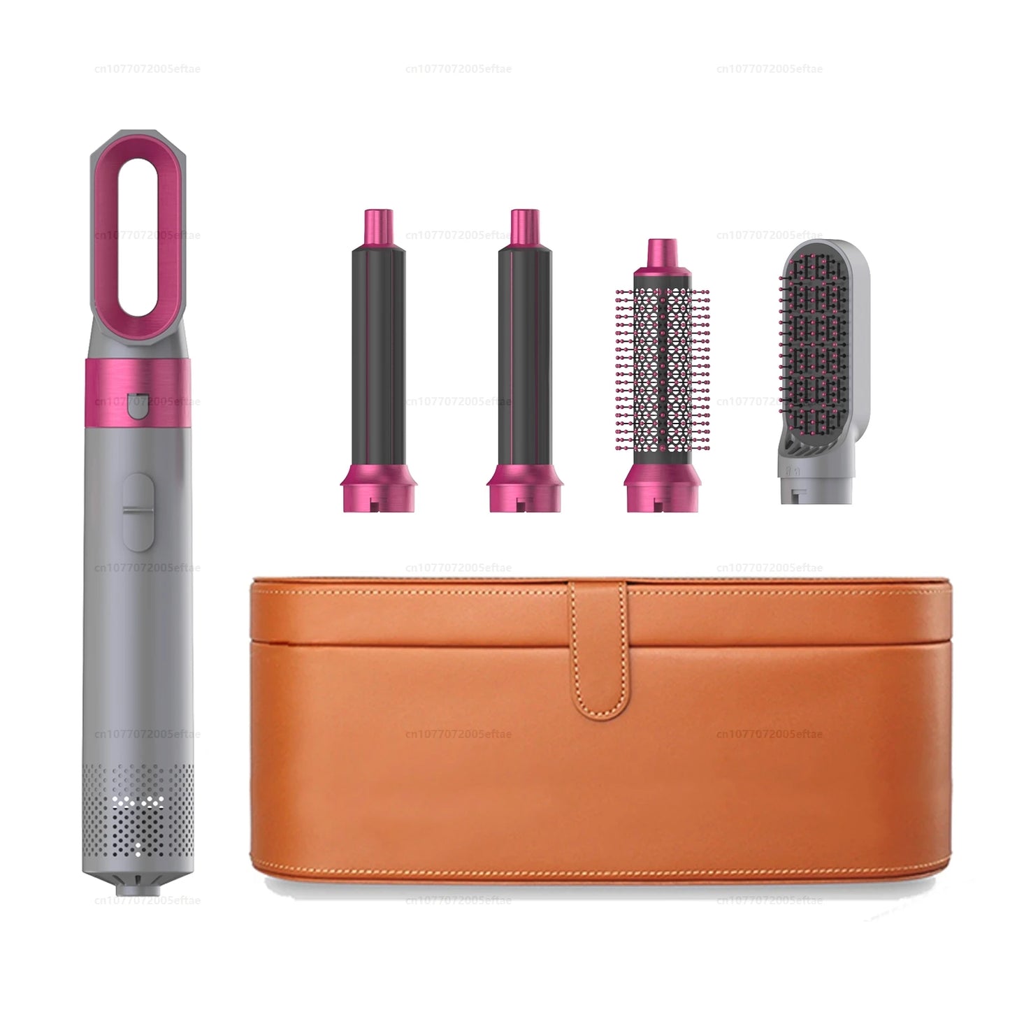 2025 New 5-in-1 Hair Dryer Hot Comb Set Professional Curling Iron Hair Straightener Styling