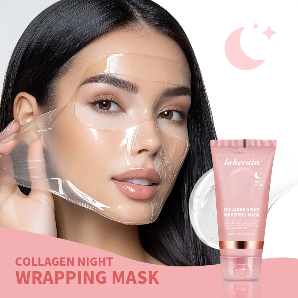 Collagen Overnight Wrapping Peel Off Facial Mask Pack Elasticity Hydration