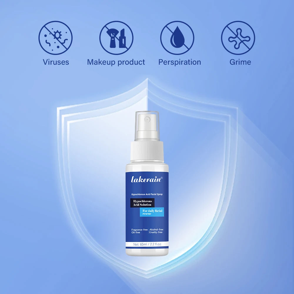 Hypochlorous Acid Facial Spray Reduce redness swelling acne Versatile