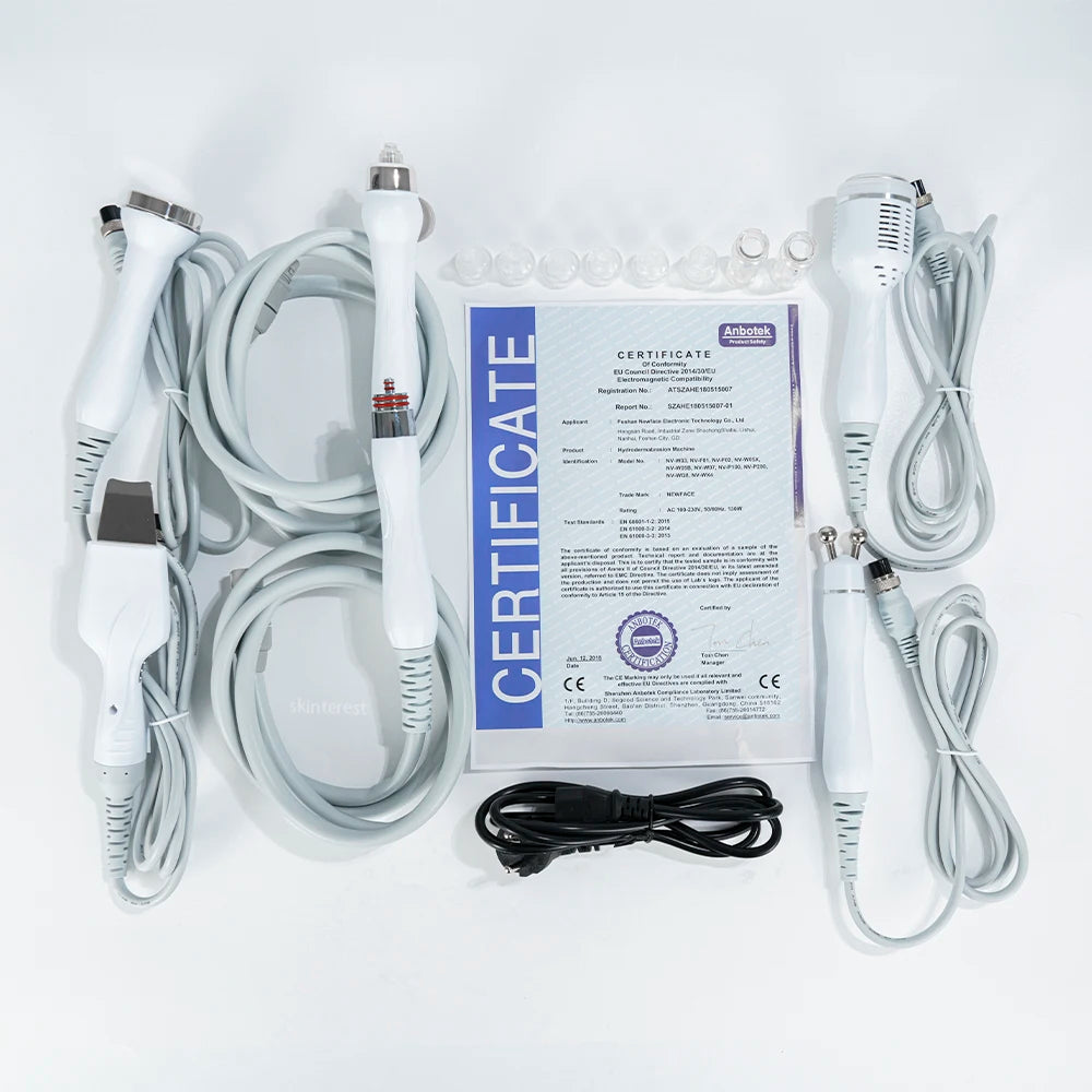 Hydro Water Jet Peel Hydrodermabrasion Machine 6 in 1 Facial