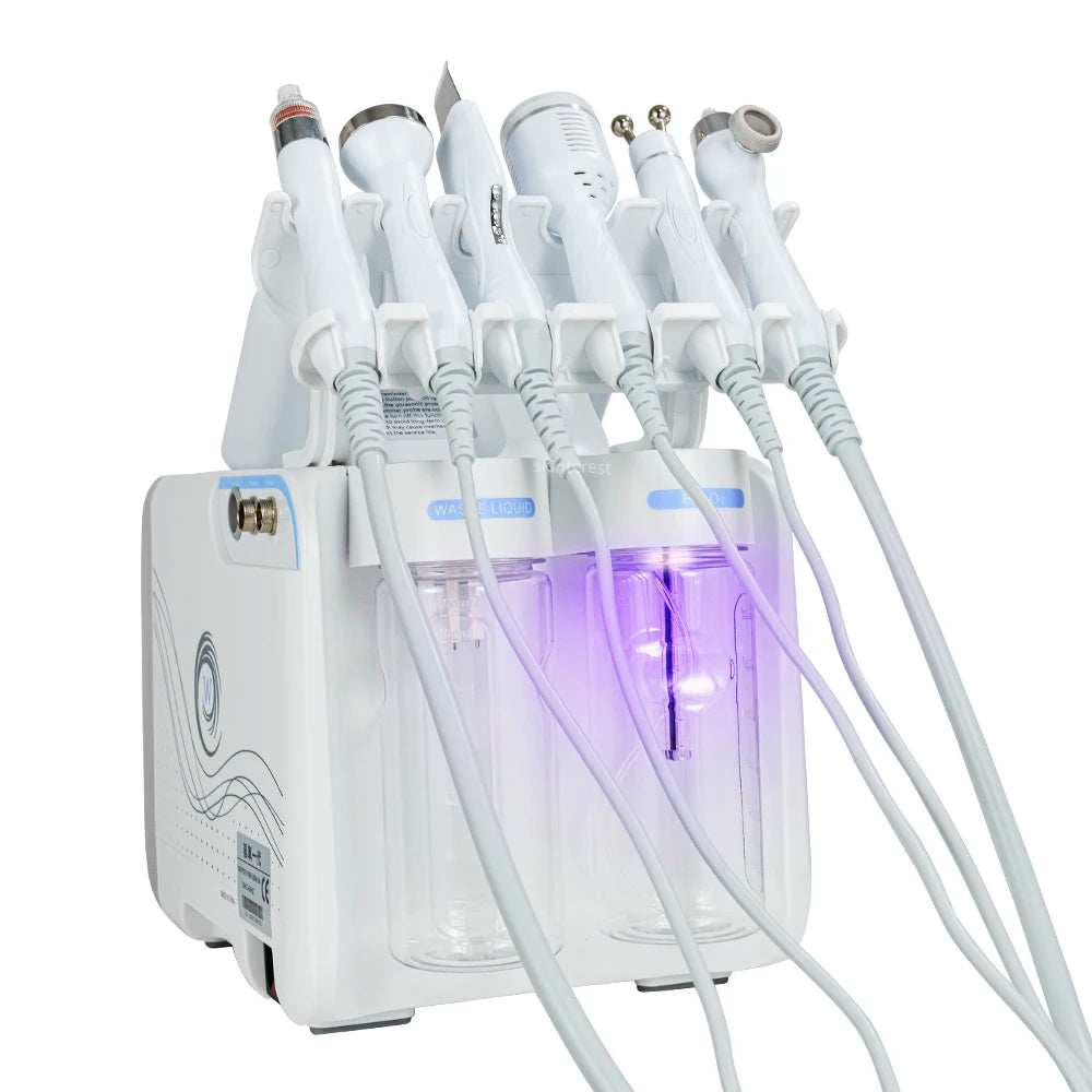 Hydro Water Jet Peel Hydrodermabrasion Machine 6 in 1 Facial
