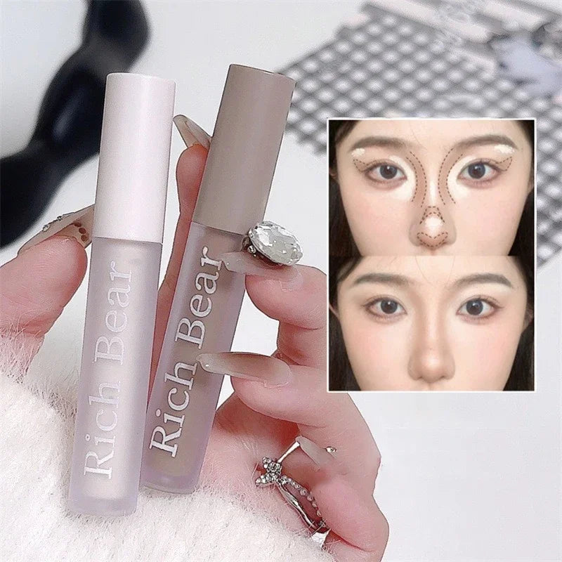 Brown Bronzer Contouring Stick Waterproof Liquid Texture Highlighters