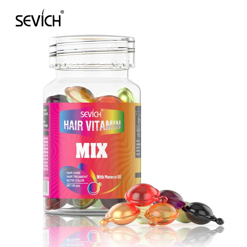 Sevich Smooth Silky Hair Vitamin Capsule Keratin Complex Oil Hair Care