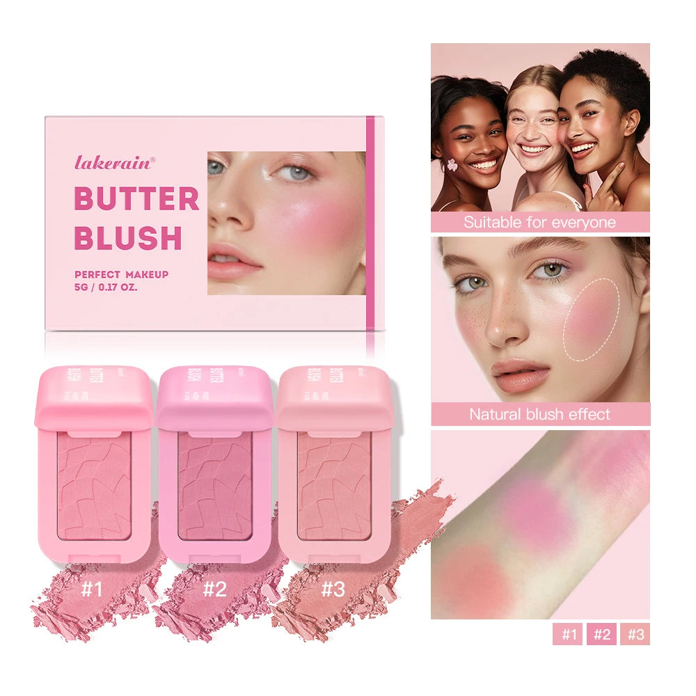 Professional Makeup Powder Blush 12HR Wear Vegan Formula Blusher Makeup