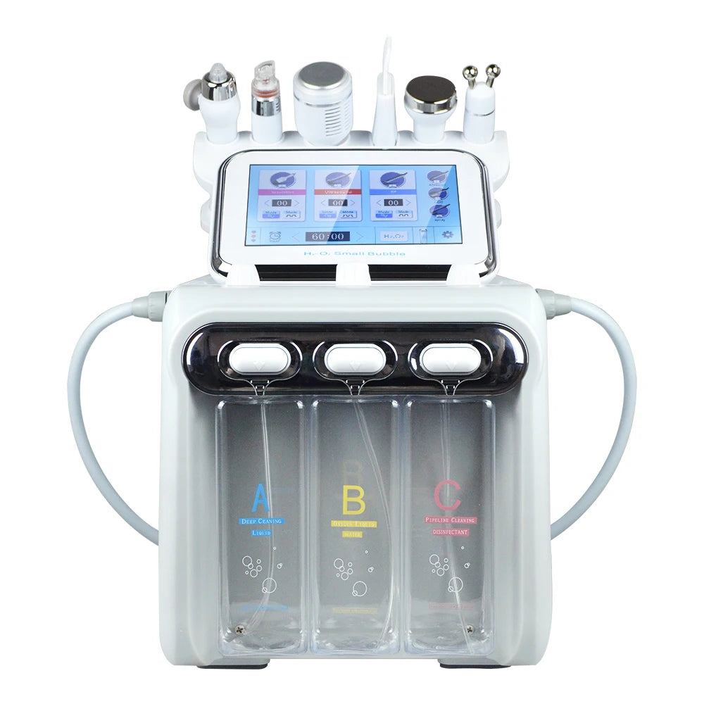 Hydro Water Jet Peel Hydrodermabrasion Machine 6 in 1 Facial