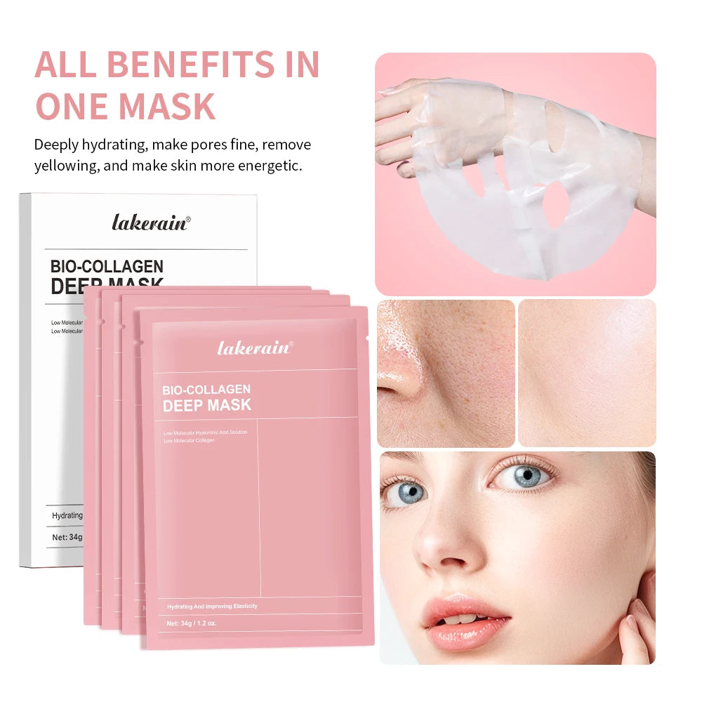 Bio-Collagen Real Deep Mask Supplement Collagen Hydrating Overnight