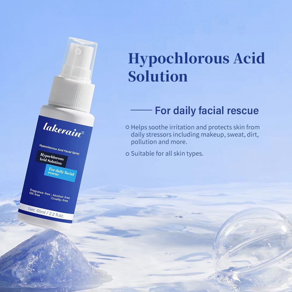 Hypochlorous Acid Facial Spray Reduce redness swelling acne Versatile
