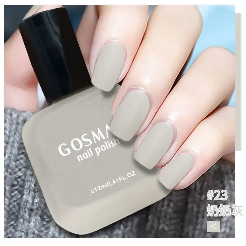 Fashion Color Long Lasting Quick Dry Matte Nail Lacquer Polish