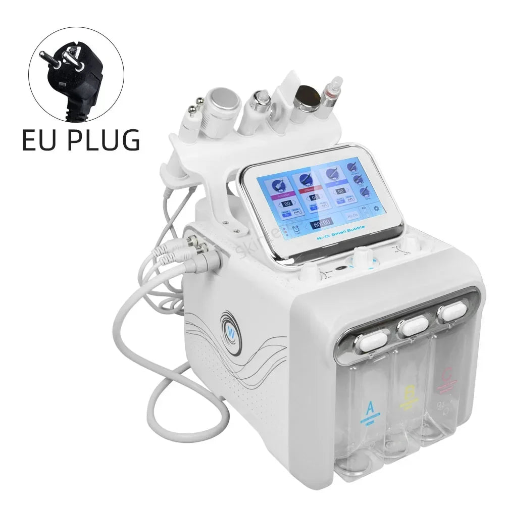 Hydro Water Jet Peel Hydrodermabrasion Machine 6 in 1 Facial
