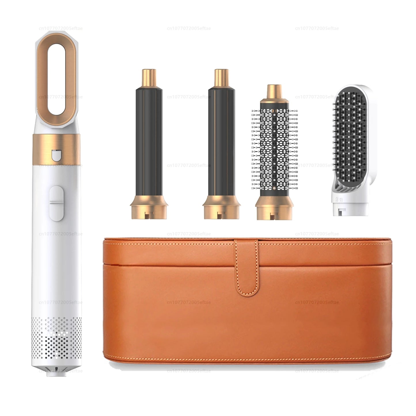 2025 New 5-in-1 Hair Dryer Hot Comb Set Professional Curling Iron Hair Straightener Styling