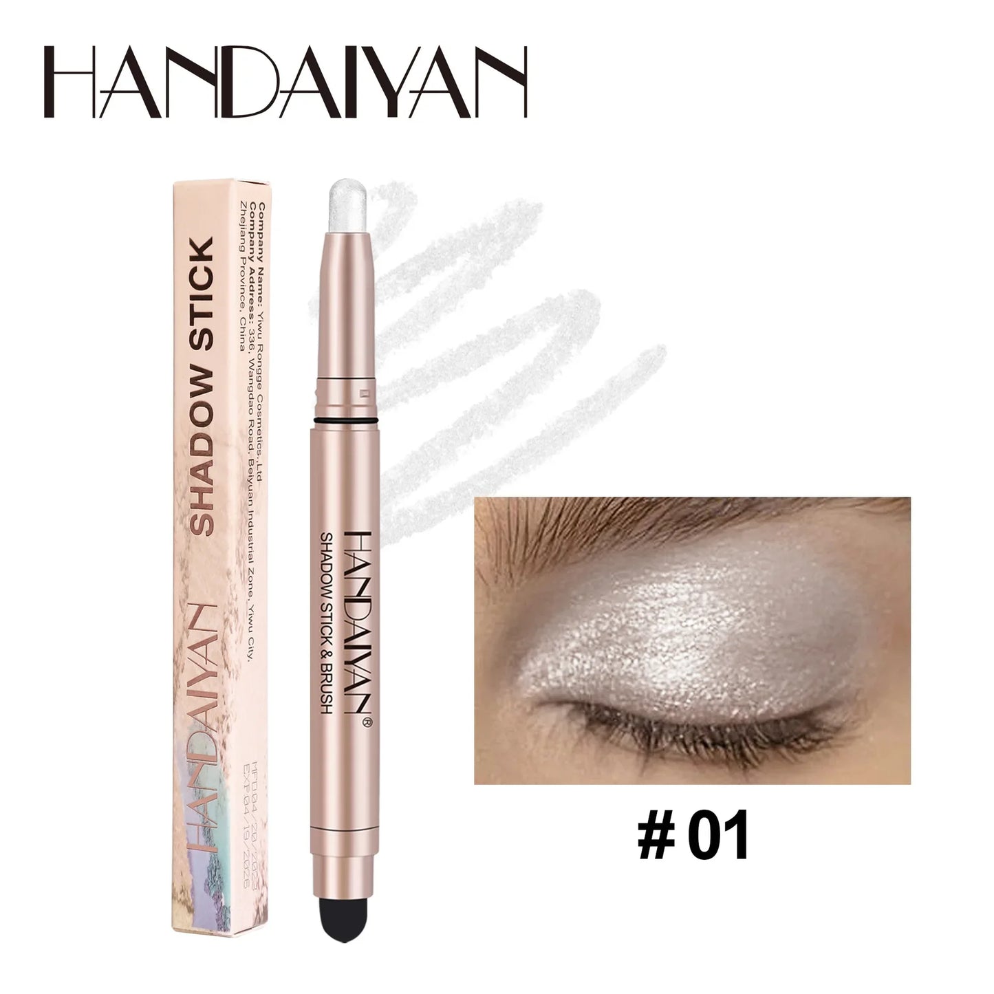 Colorful Eyeshadow Stick Pink Brown Green Black Eyeshadow Pencil