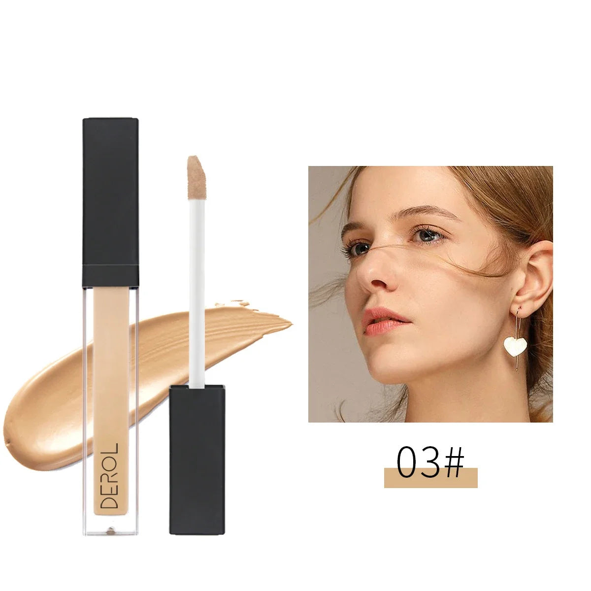 Silky Concealer Stick Liquid Cream Texture Covers Acne Marks Dark