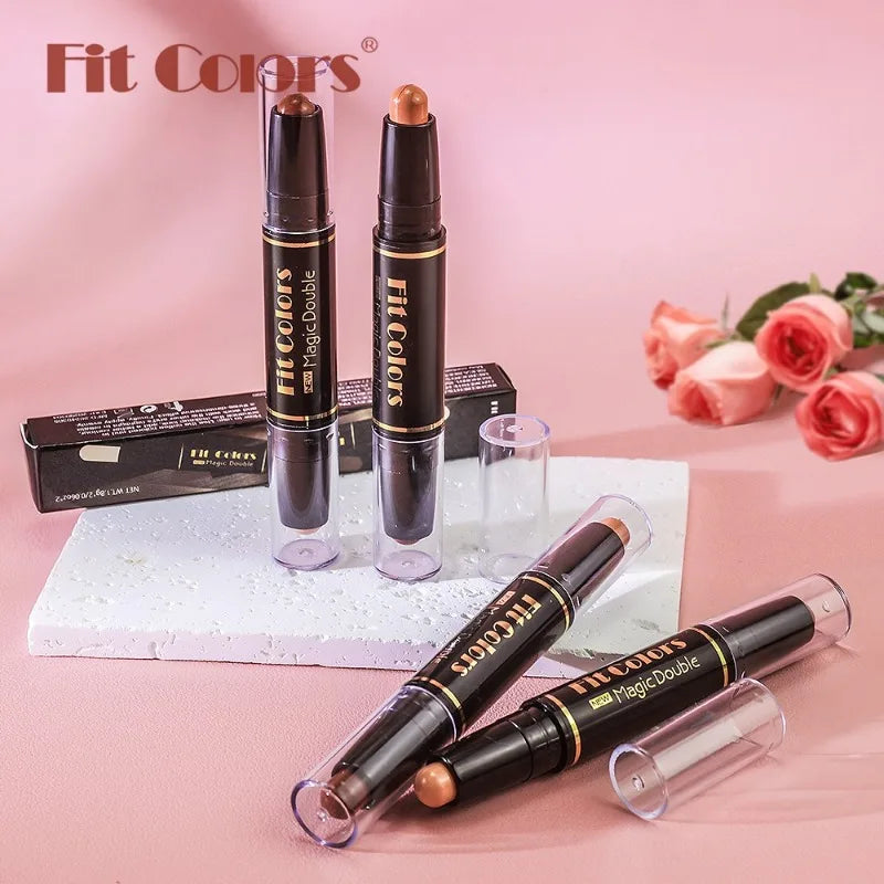 Dual-end Highlighter Concealer Stick Contour Shadow Smear