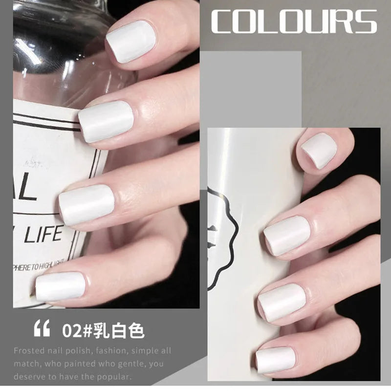 Fashion Color Long Lasting Quick Dry Matte Nail Lacquer Polish