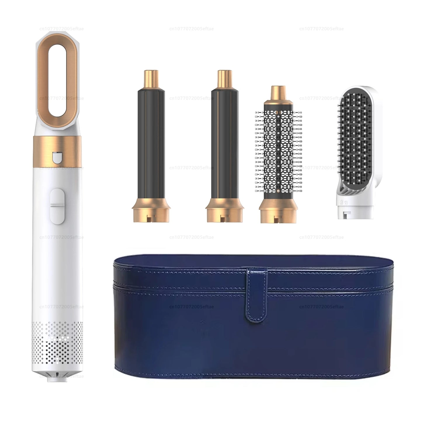 2025 New 5-in-1 Hair Dryer Hot Comb Set Professional Curling Iron Hair Straightener Styling