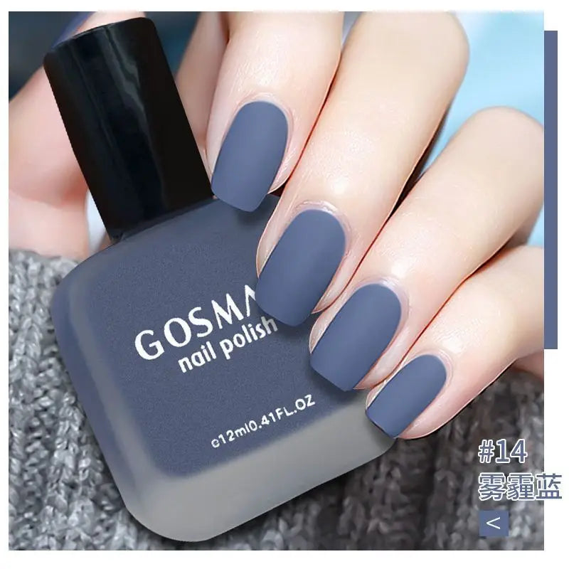 Fashion Color Long Lasting Quick Dry Matte Nail Lacquer Polish