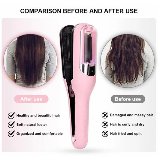 Split End Trimmer - Cordless, Automatic, Ideal for Damaged Hair