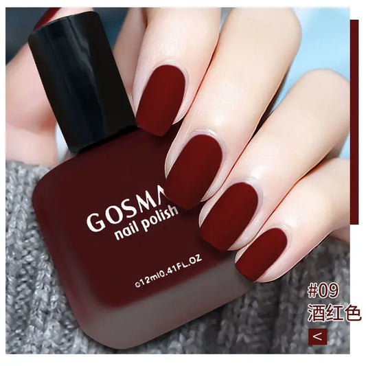 Fashion Color Long Lasting Quick Dry Matte Nail Lacquer Polish