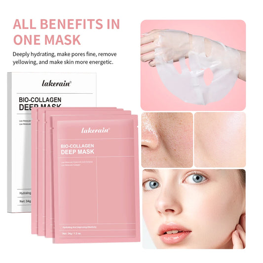 Bio-Collagen Real Deep Mask Supplement Collagen Hydrating Overnight